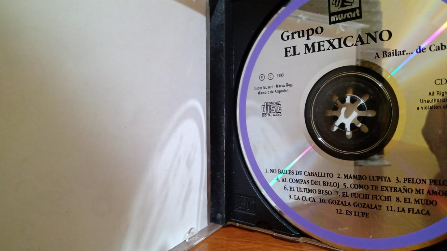 Grupo El Mexicano – A Bailar... De Caballito!!. Cd en buen estado. tienda de discos en méxico formato muerto