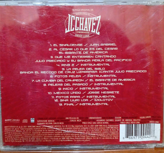 BANDA SONORA - Julio Cesar Chavez. Cd en buen estado. tienda de discso en méxico formato muerto