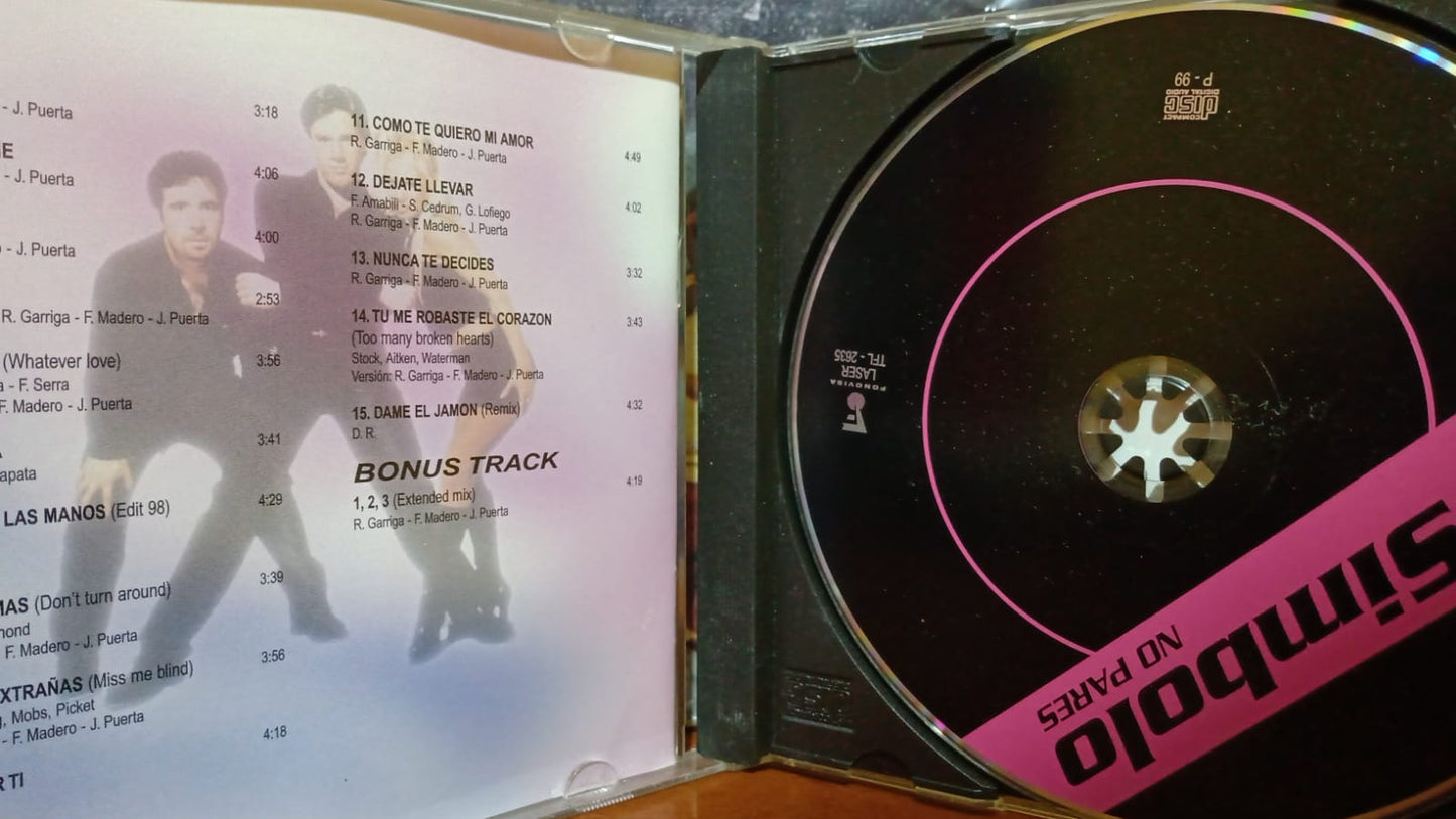 El Símbolo – No Pares. Cd en buen estado. tienda de discos en méxico formato muerto