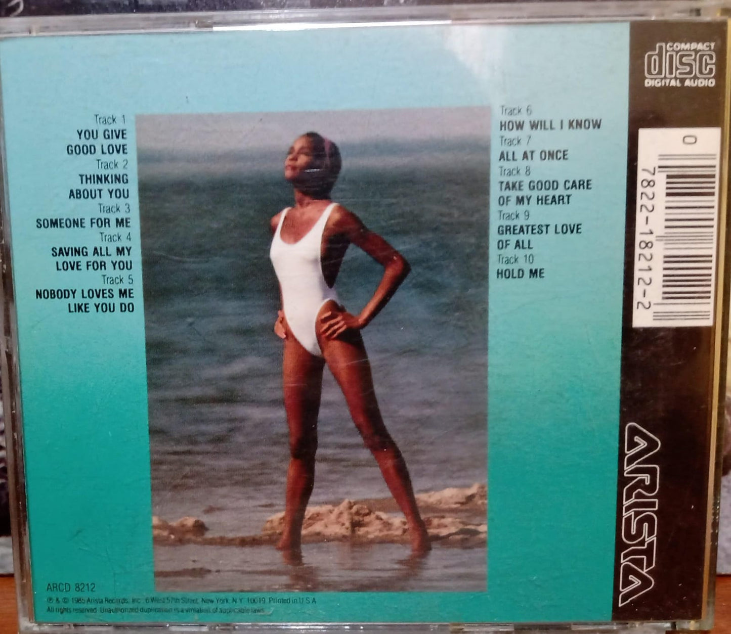 Whitney Houston – Whitney Houston (CD Importado, Excelente Estado) tienda de discos en méxico formato muerto