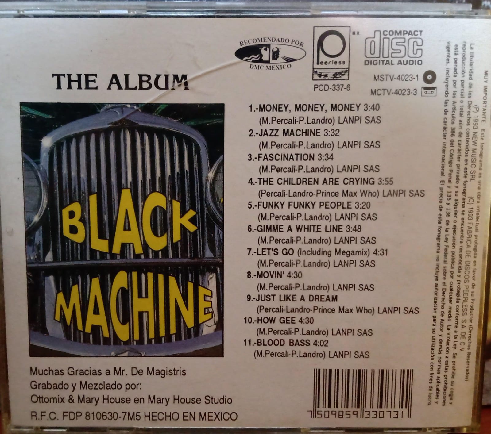 Black Machine – The Album (CD Importado/Nacional, Excelente Estado) tienda de discos en méxico formato muerto