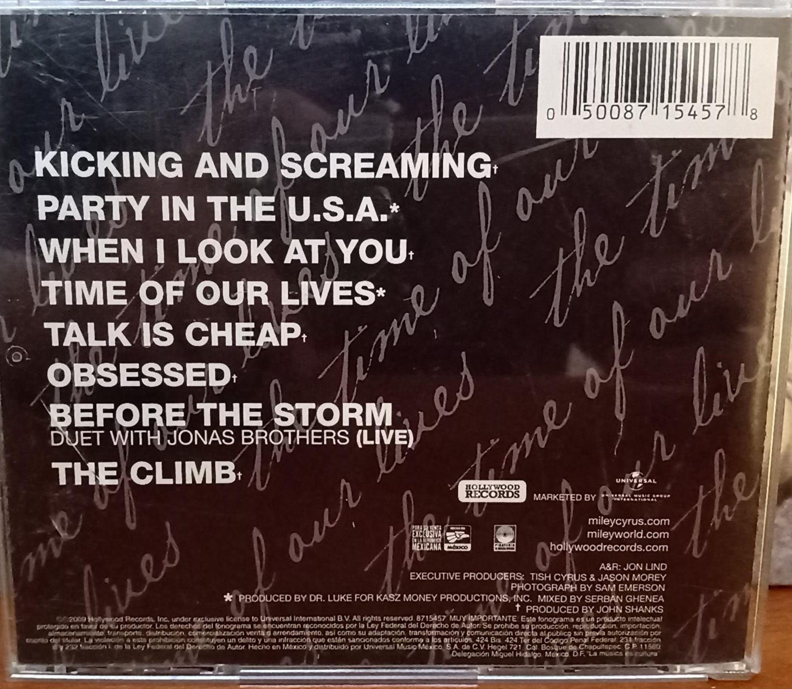 Miley Cyrus – The Time of Our Lives (CD Nacional, Excelente Estado) tienda de discos en méxico formato muerto