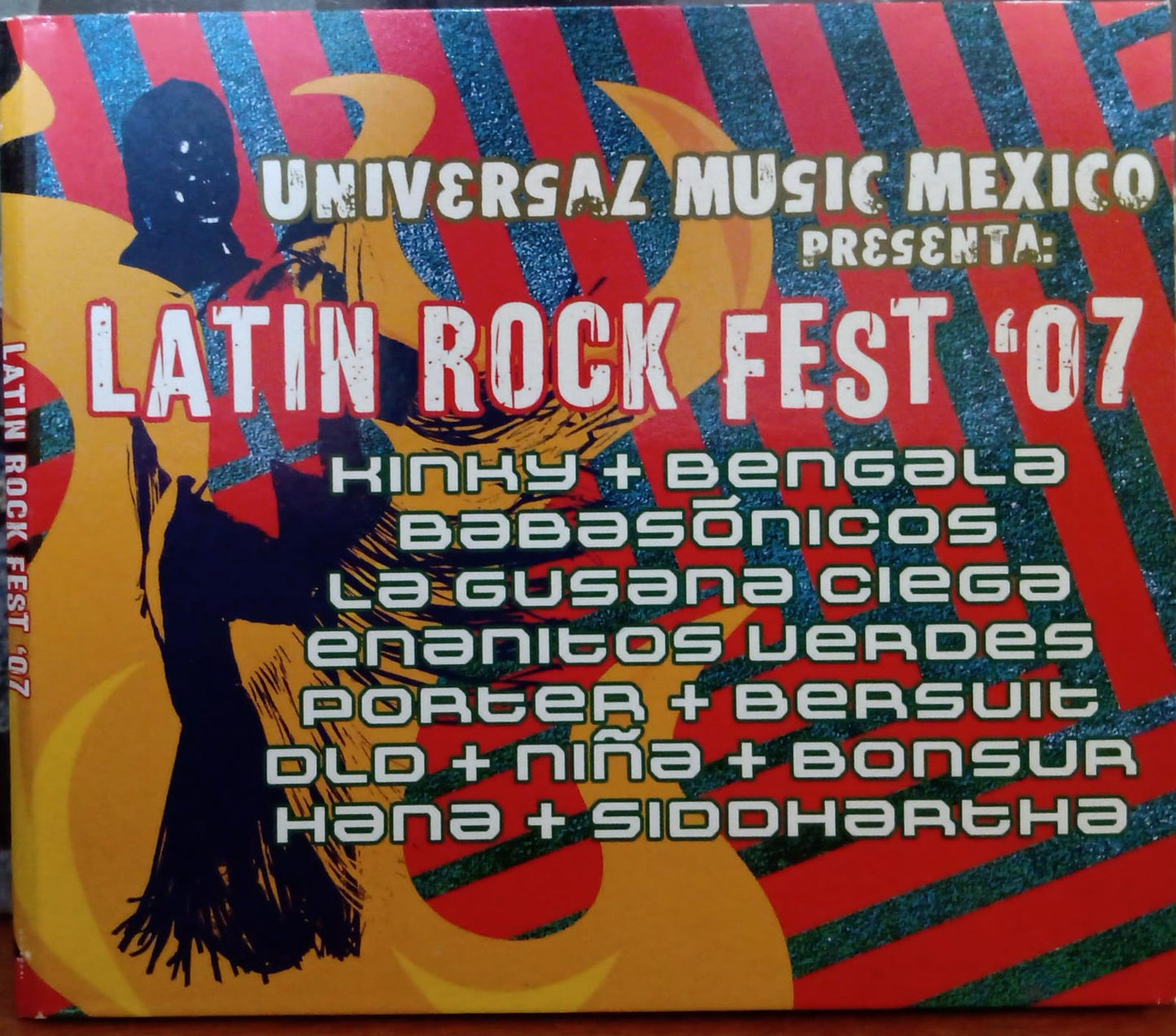 UNIVERSAL MUSIC MEXICO PRESENTA LATIN ROCK FEST ‘07. Cd en buen estado. tienda de discos en méxico formato muerto