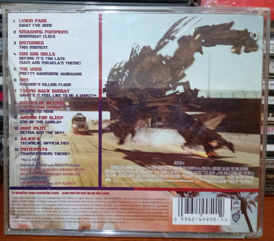 Varios – Transformers: The Album. Cd excelente estado. tienda de discos en méxico formato muerto