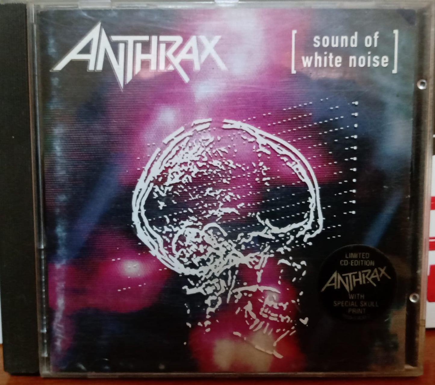 Anthrax – Sound Of White Noise. Cd importado en buen estado. Caja con serigrafía. tienda de discos en méxico formato muerto