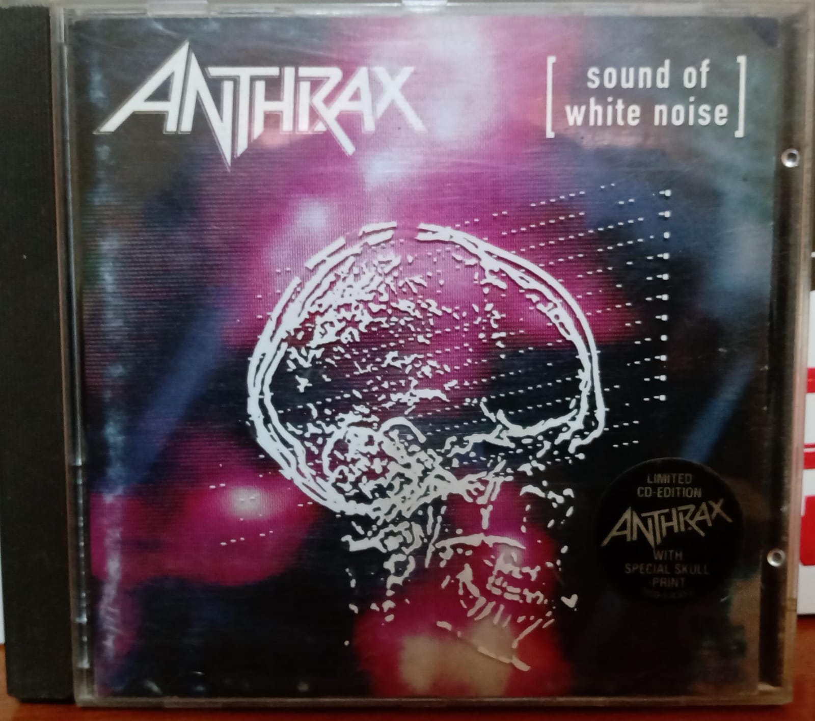 Anthrax – Sound Of White Noise. Cd importado en buen estado. Caja con serigrafía. tienda de discos en méxico formato muerto