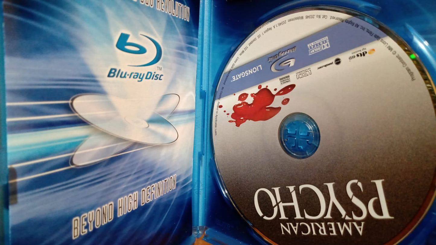 American Psycho [Blu-ray] [Importado excelente estado]. tienda de discos en méxico formato muerto