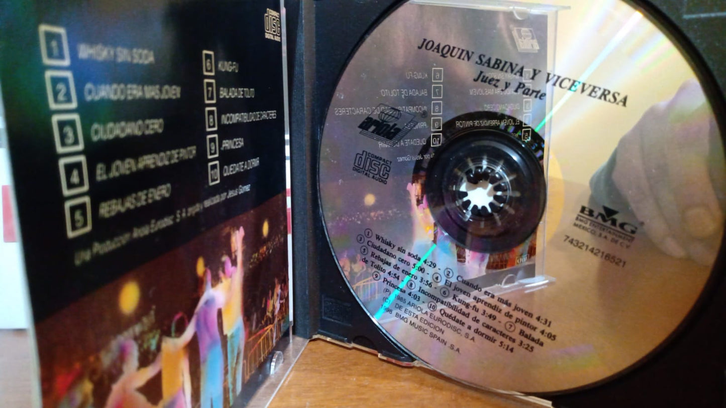 Joaquín Sabina Y Viceversa – Juez Y Parte. Cd. tienda de discos en méxico formato muerto