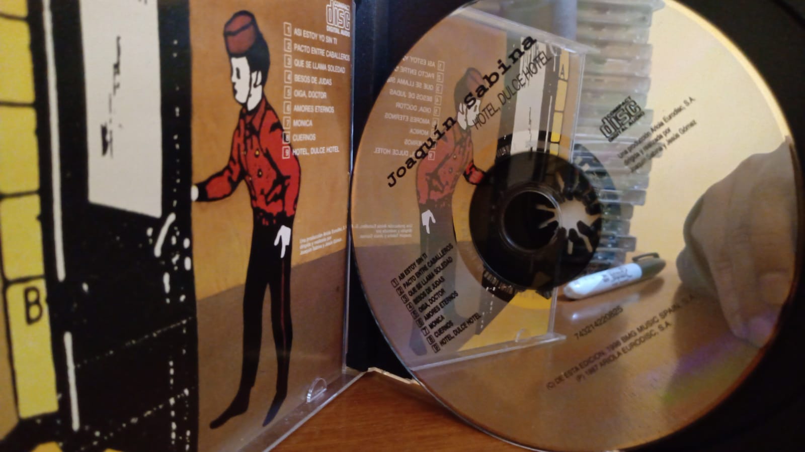 Hotel Dulce Hotel. Joaquin Sabina. Cd en buen estado. tienda de discos en méxico formato muerto