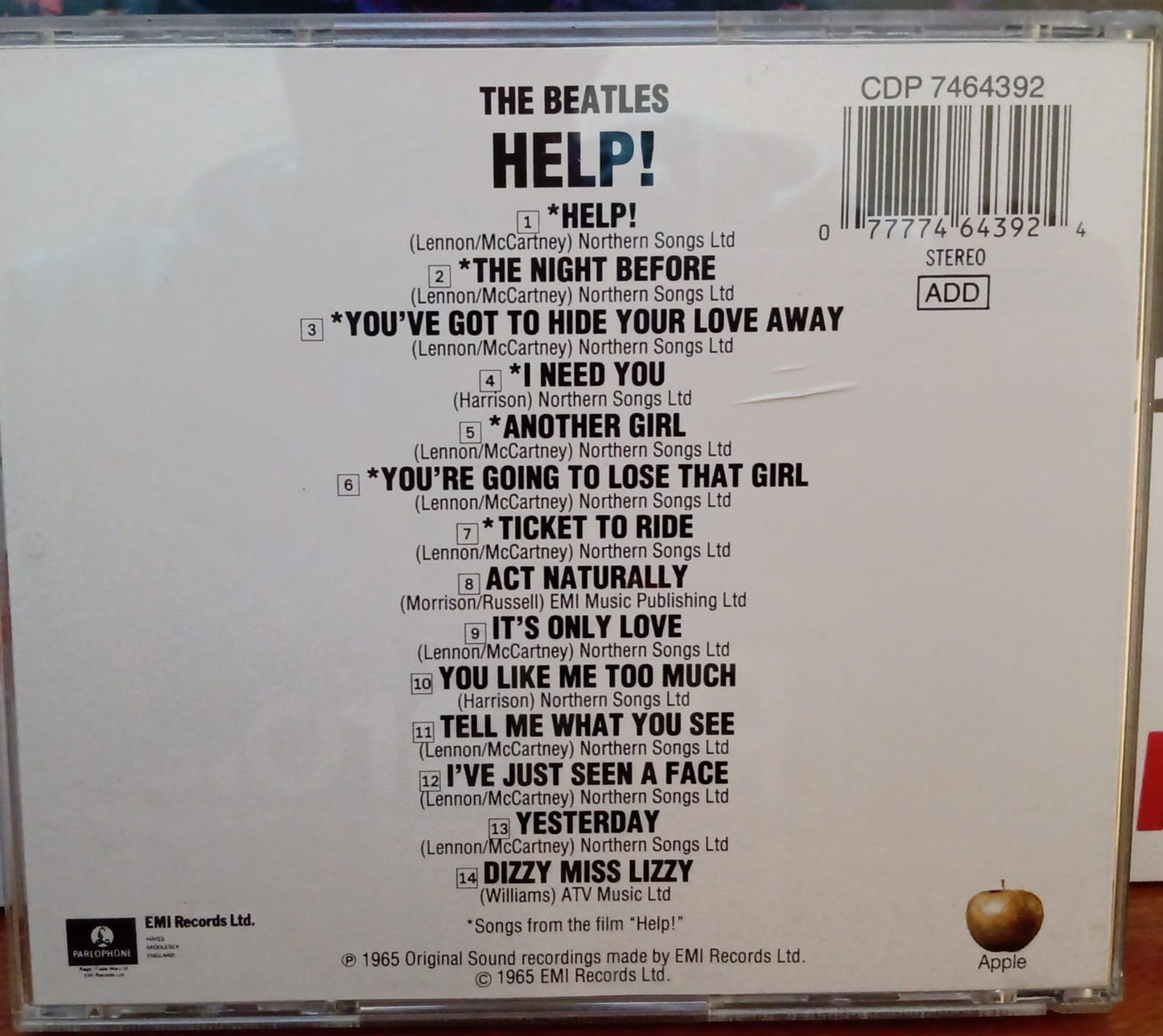 The Beatles – Help!  CD Importado • Excelente Estado. tienda de discos en méxico formato muerto