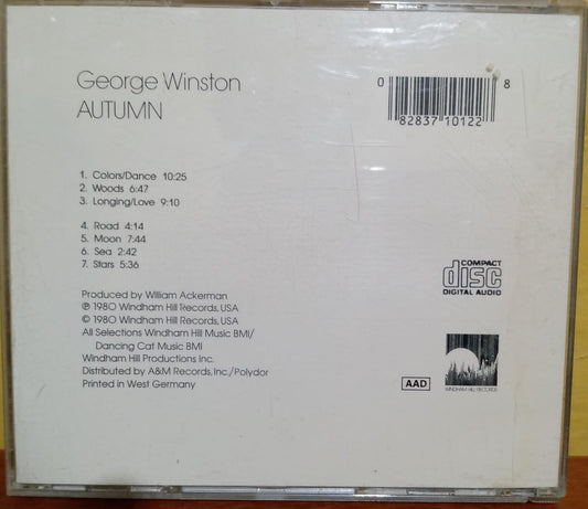 George Winston – Autumn (Piano Solos). Cd excelente estado. tienda de discos en méxico formato muerto