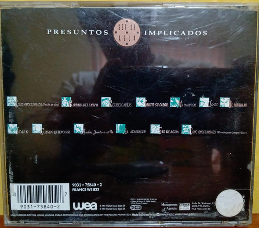 Presuntos Implicados – Ser De Agua. Cd en buen estado. tienda de discos en méxico formato muerto
