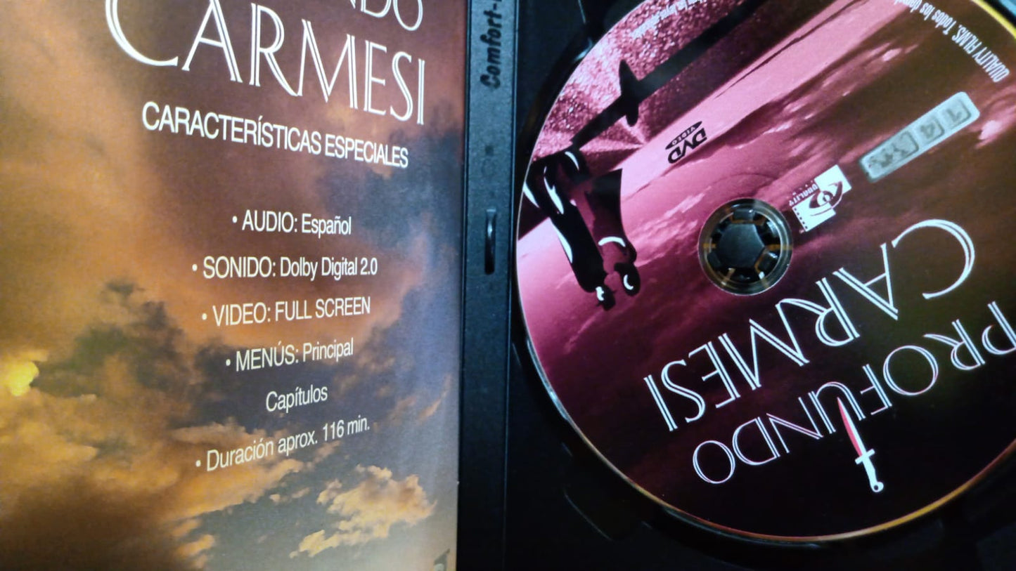 Profundo Carmesí. DVD excelente estado. tienda de discos en méxico formato muerto