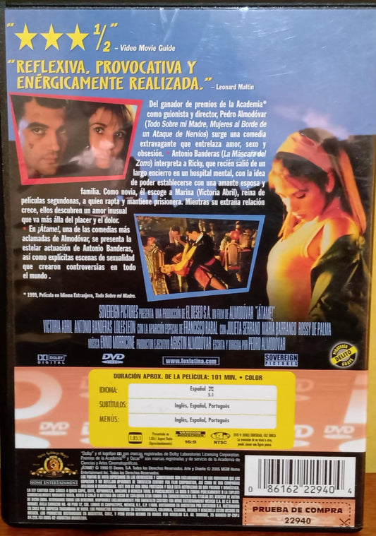 Atame Almodovar - Dvd buen estado. tienda de discos en méxico formato muerto
