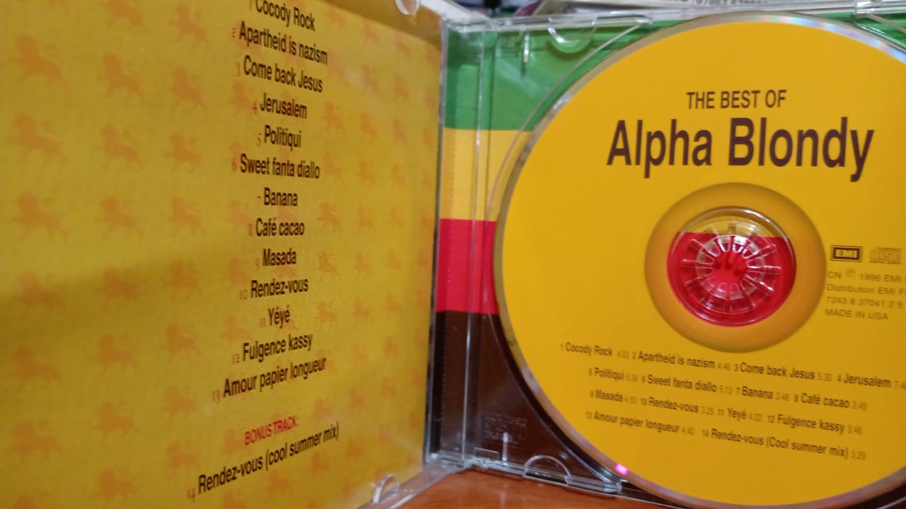 Alpha Blondy – The Best Of Alpha Blondy. Cd importado en buen estado. tienda de discos en méxico formato muerto