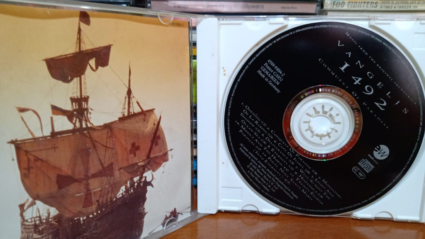 Vangelis – 1492: Conquest of Paradise CD importado. Buen estado. tienda de discos en méxico formato muerto