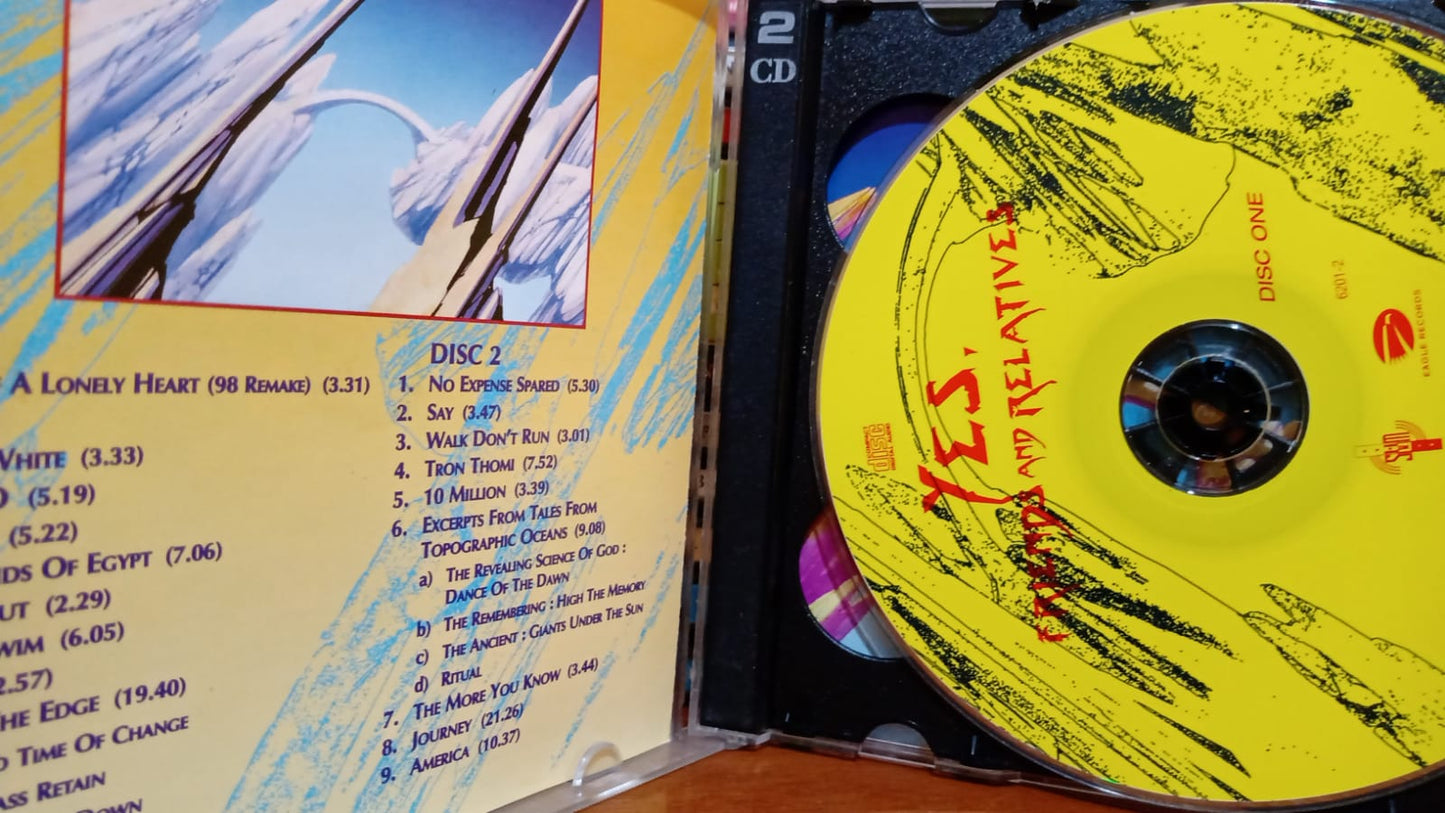 Friends & Relatives YES. Cd doble en buen estado. tienda de discos en méxico formato muerto