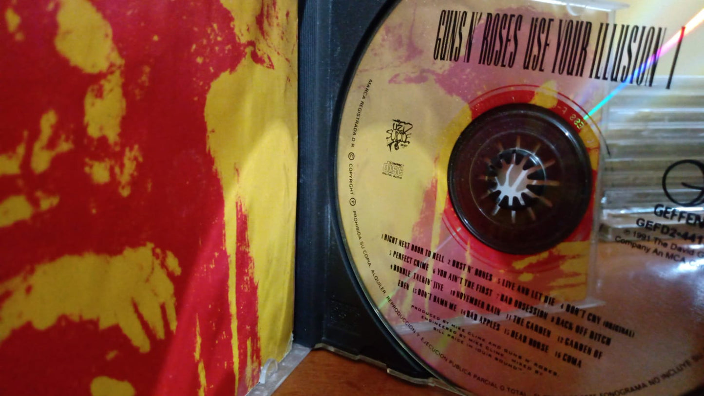 Guns N' Roses – Use Your Illusion I. Cd en buen estado. tienda de discos en méxico formato muerto