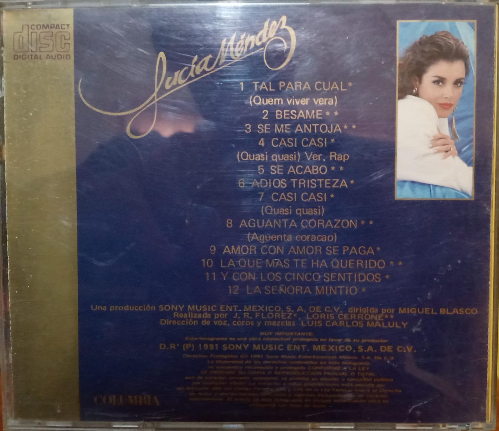 Lucía Méndez – Bésame. Cd en buen estado. tienda de discos en méxico formato muerto