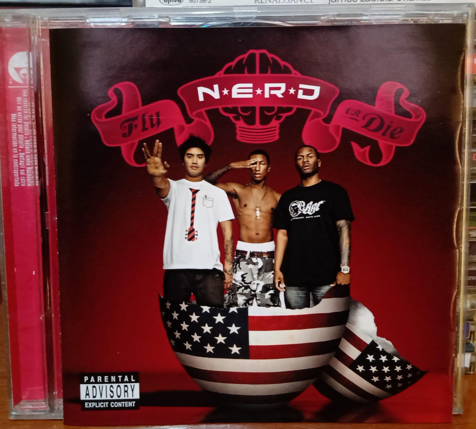 N.E.R.D. – Fly or Die CD importado. Buen estado. tienda de discso en méxico formato muerto