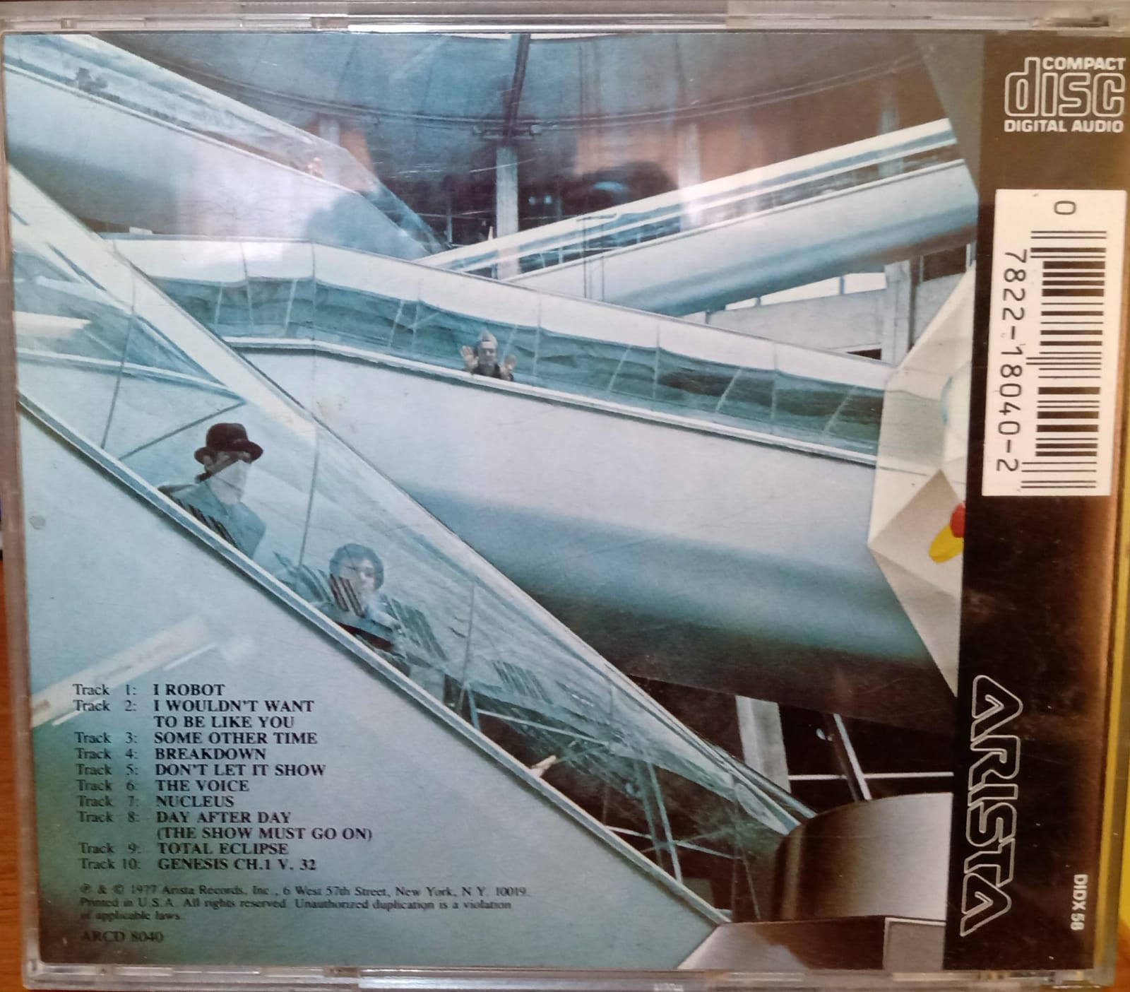 The Alan Parsons Project – I Robot. Cd importado en buen estado. tienda de discos en méxico formato muerto