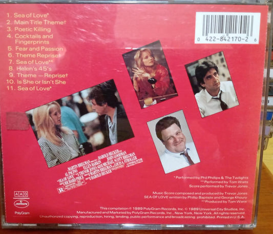 Various – Sea Of Love (Original Motion Picture Soundtrack). Cd en buen estado. tienda de discso en méxico formato muerto