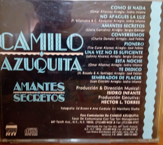Camilo Azuquita – Amantes Secretos. Cd en buen estado. tienda de discos en méxico formato muerto