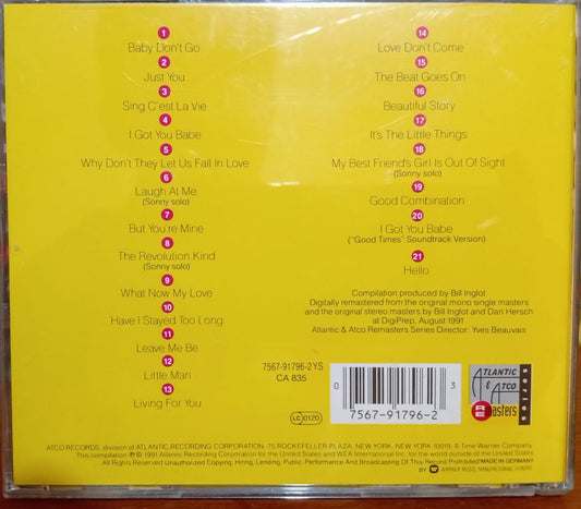 Beat Goes On: Best Of Sonny & Cher. Cd buen estado. tienda de discos en méxico formato muerto
