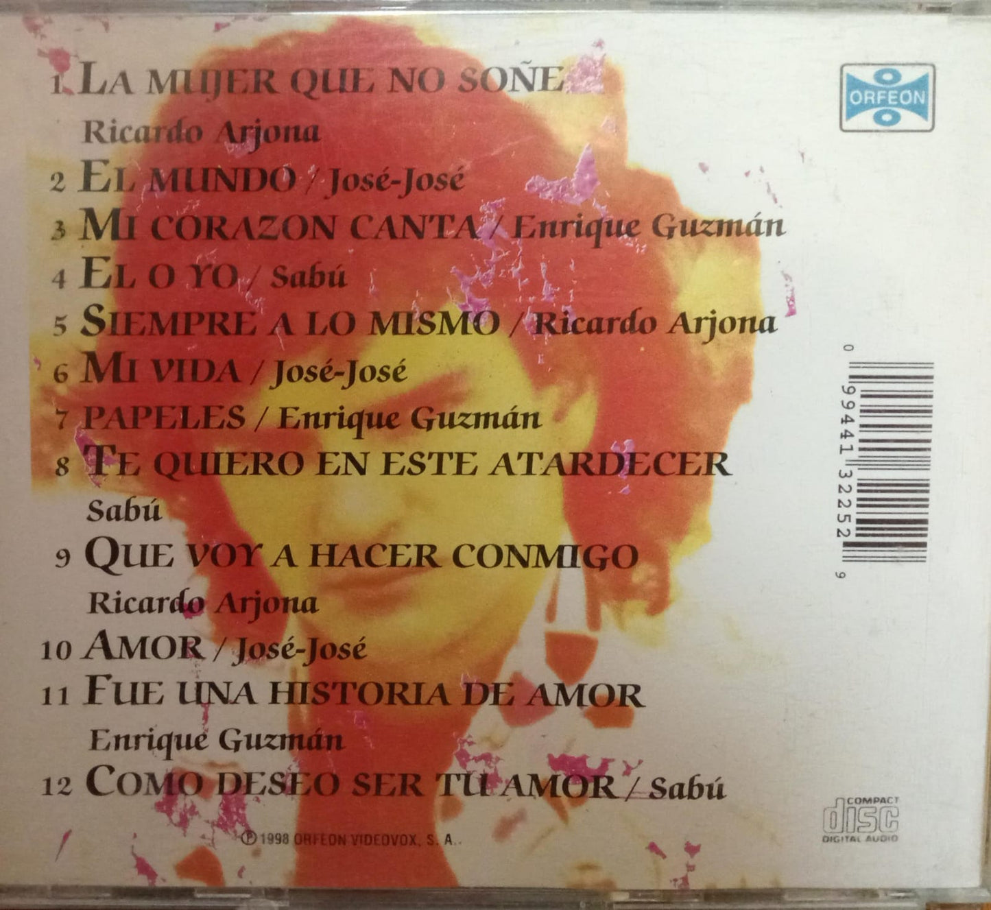 Ricardo Arjona y sus amigos. Cd en buen estado. tienda de discos en méxico formato muerto