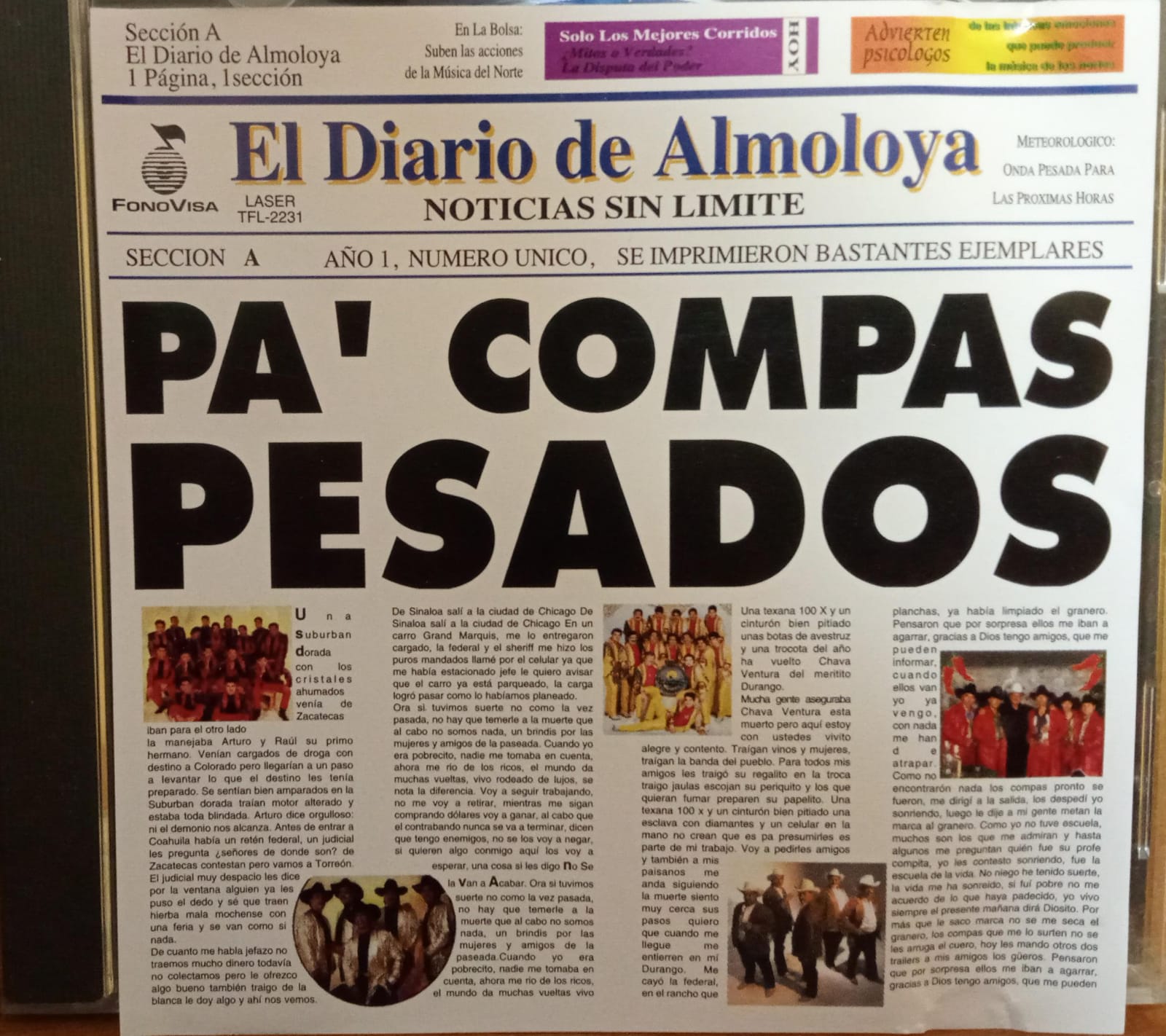 Pa compas pesados. Cd en buen estado. tienda de discos en méxico formato muerto