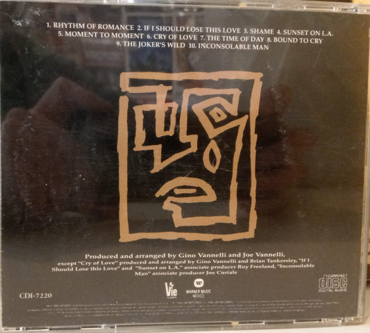 Gino Vannelli – Inconsolable Man. Cd en buen estado. tienda de discos en méxico formato muerto