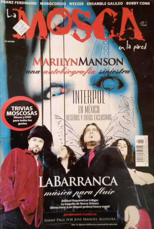 La Barranca. Marilyn Manson. La Mosca. Revista.