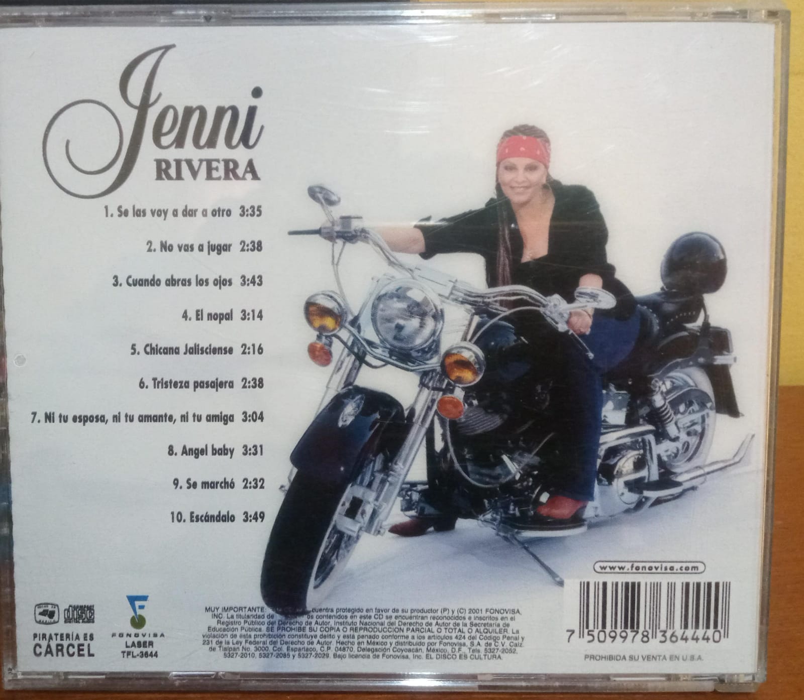 Jenni Rivera – Se Las Voy A Dar A Otro. Cd en buen estado. tienda de discos en méxico formato muerto
