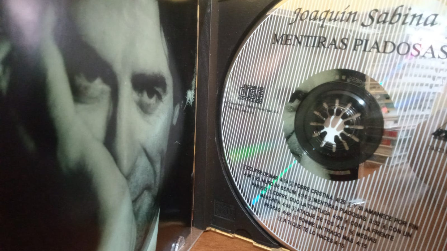 Joaquín Sabina – Mentiras Piadosas. Cd en buen estado. tienda de discso en méxico formato muerto