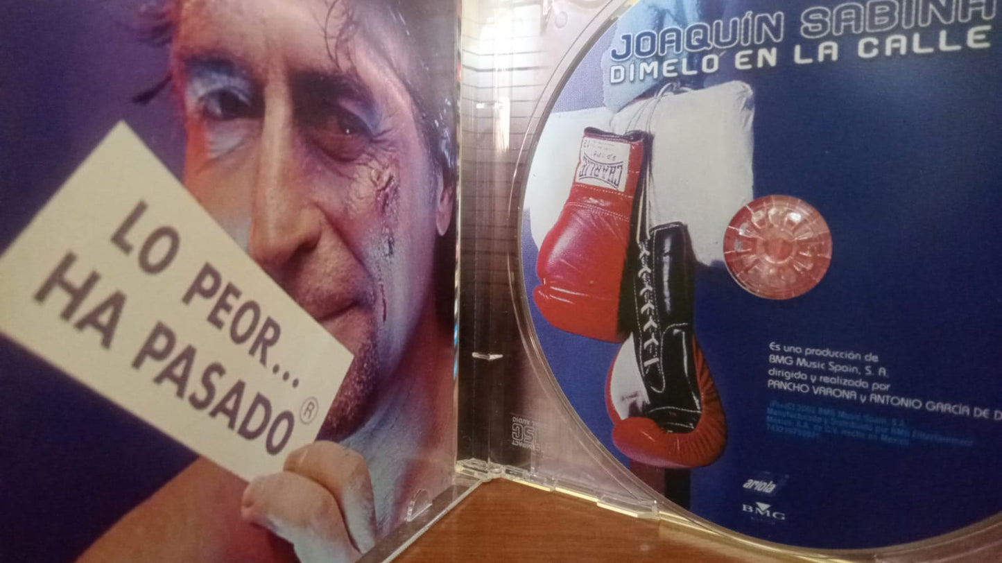 Joaquín Sabina – Dímelo En La Calle. Cd en buen estado. tienda de discso en méxico formato muerto