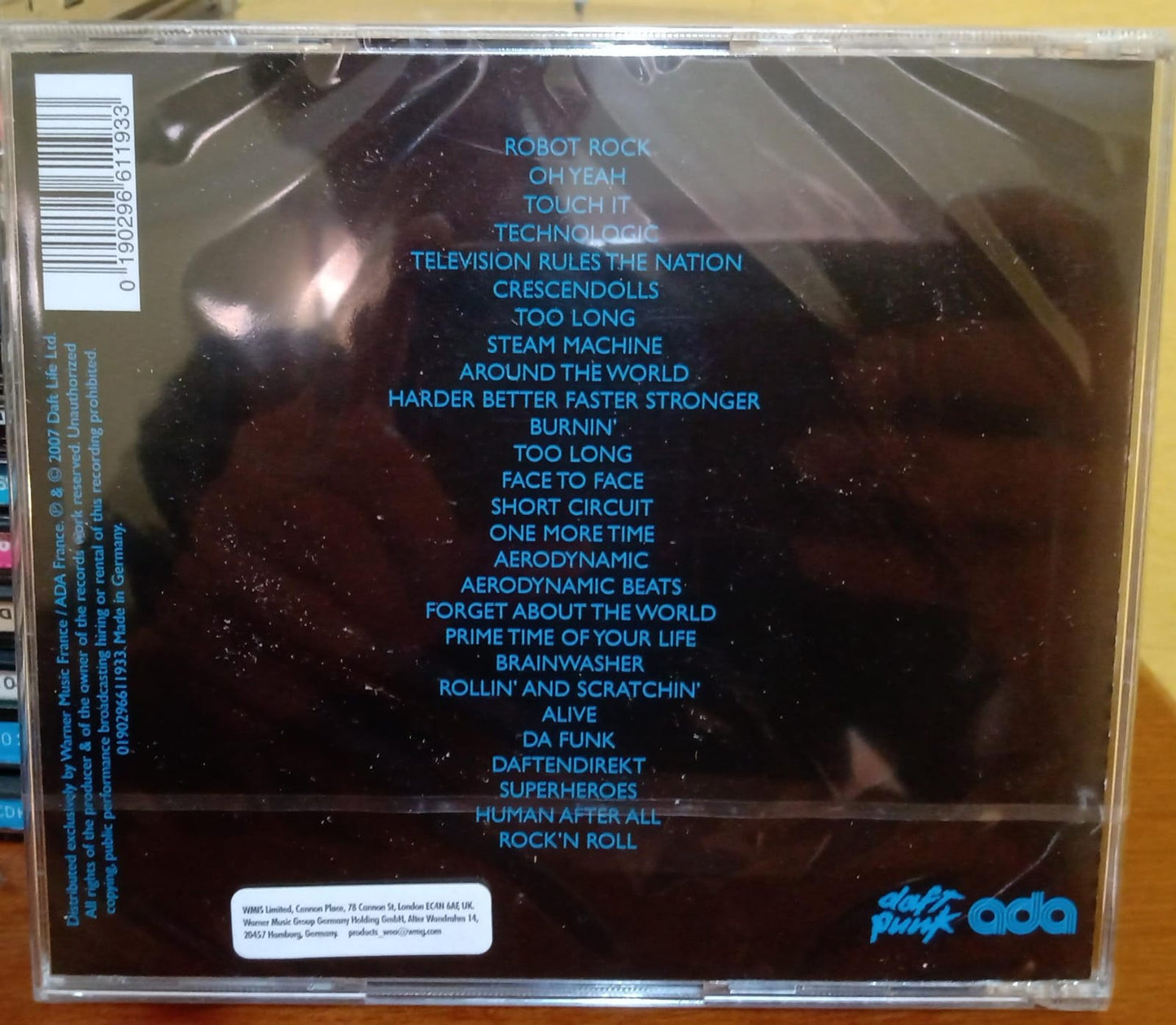 DAFT PUNK — ALIVE 2007 (CD IMPORTADO, NUEVO). tienda de discos en méxico formato muerto