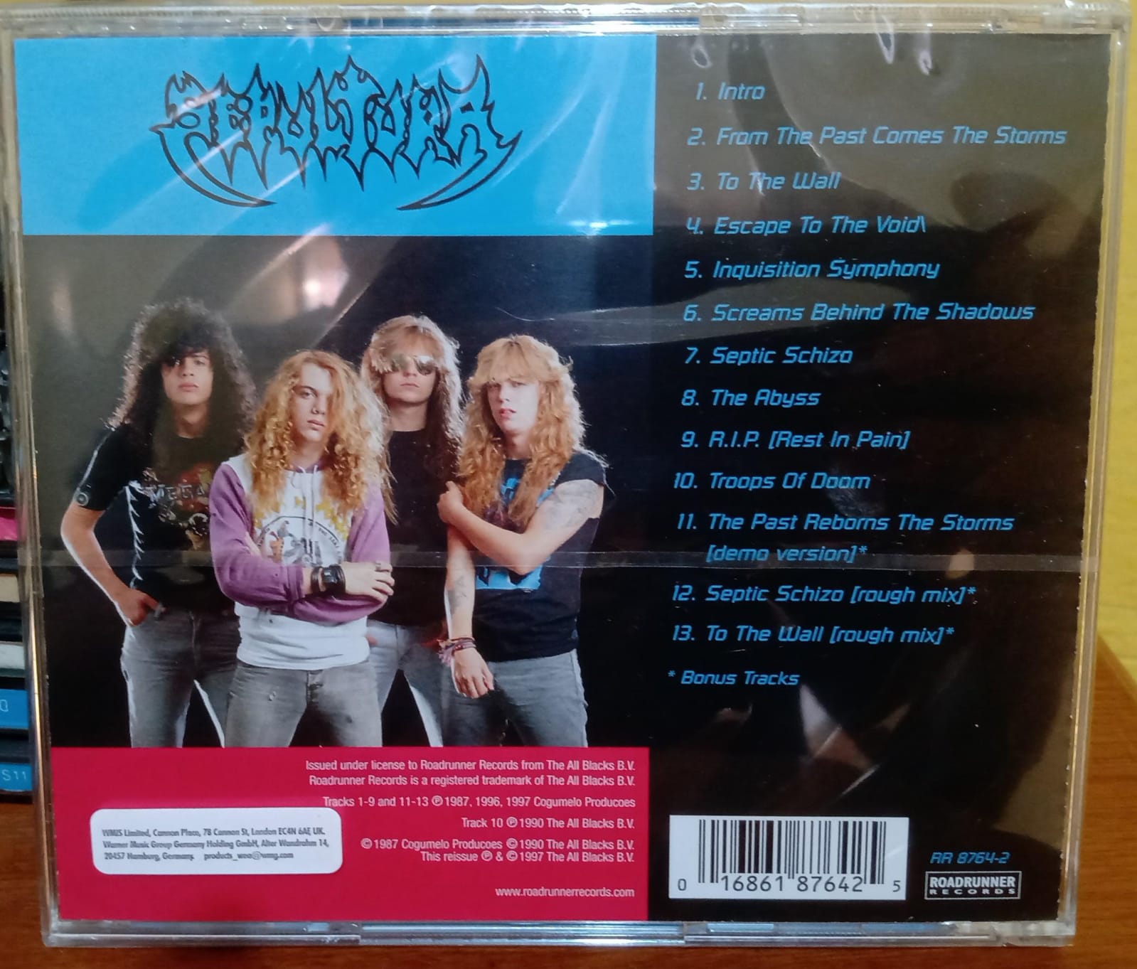 SEPULTURA — SCHIZOPHRENIA (CD IMPORTADO, NUEVO). tienda de discos en méxico formato muerto tienda de discos en méxico formato muerto