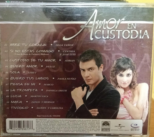 Varios – Amor En Custodia. Cd en excelente estado. tienda de discos en méxico formato muerto