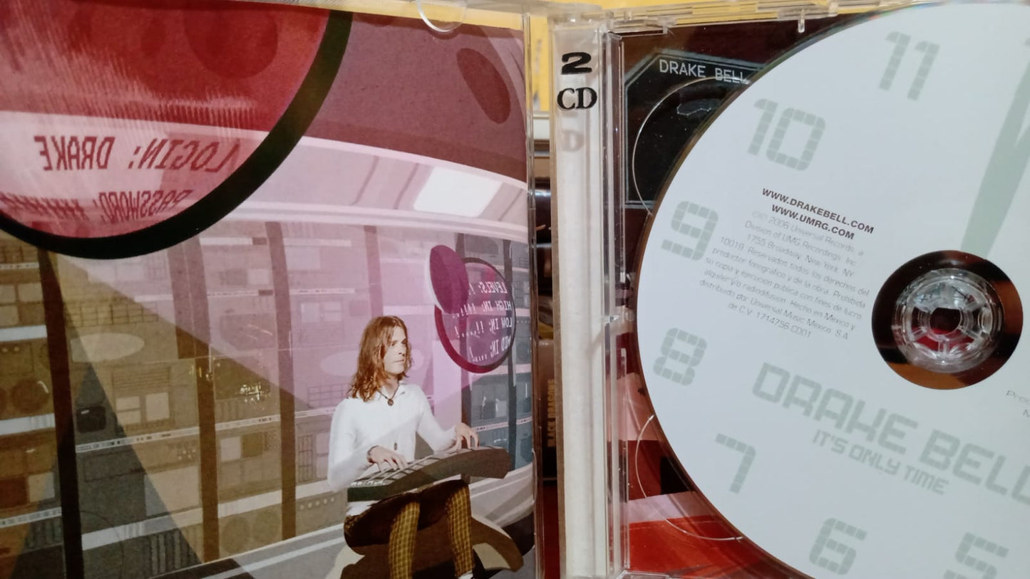 Drake Bell – It's Only Time. CD doble en buen estado. tienda de discos en méxico formato muerto