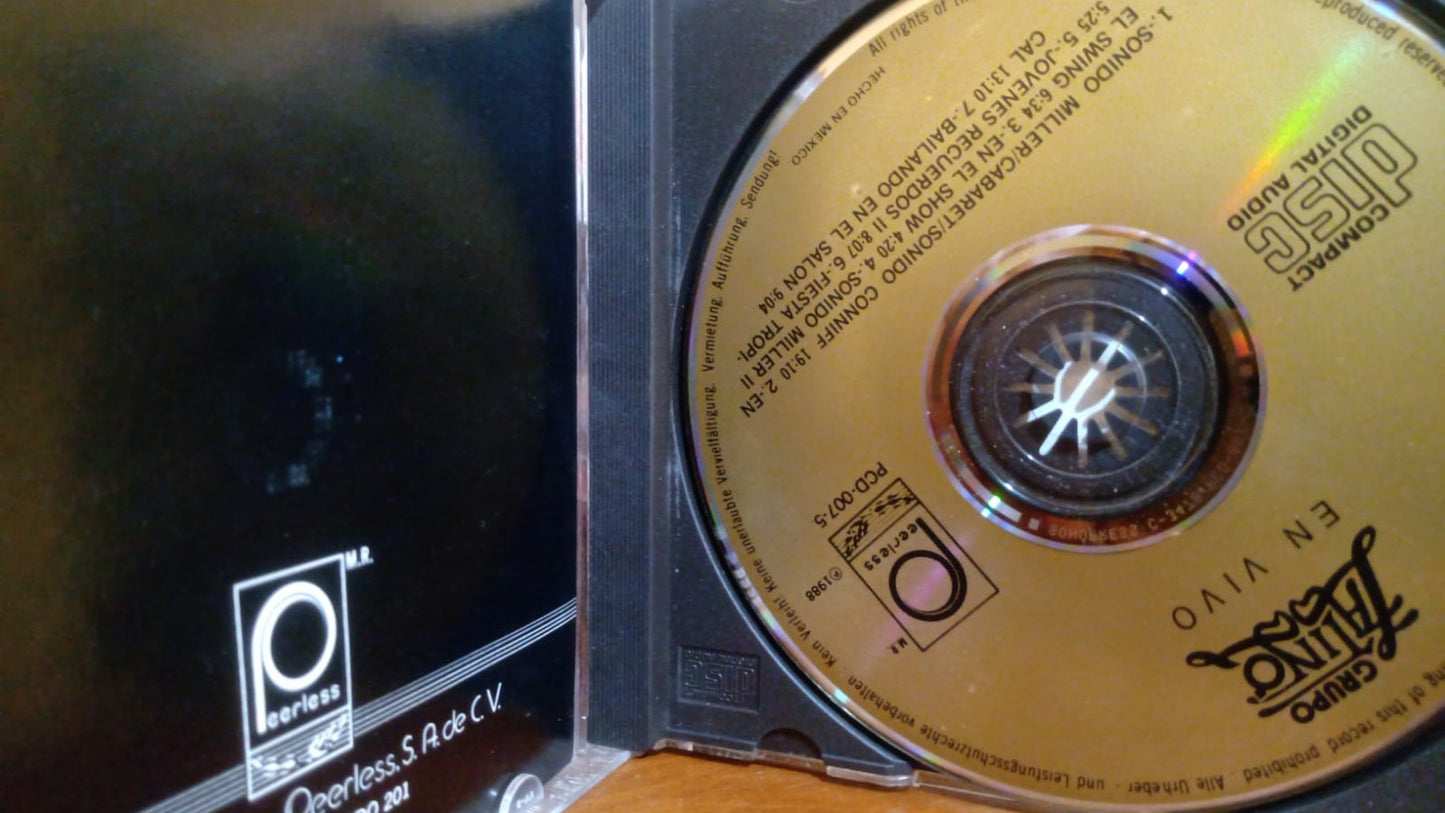 Grupo Latino En Vivo Cd Primera Edicion Original 1988. Cd en buen estado. tienda de discos en méxico formato muerto