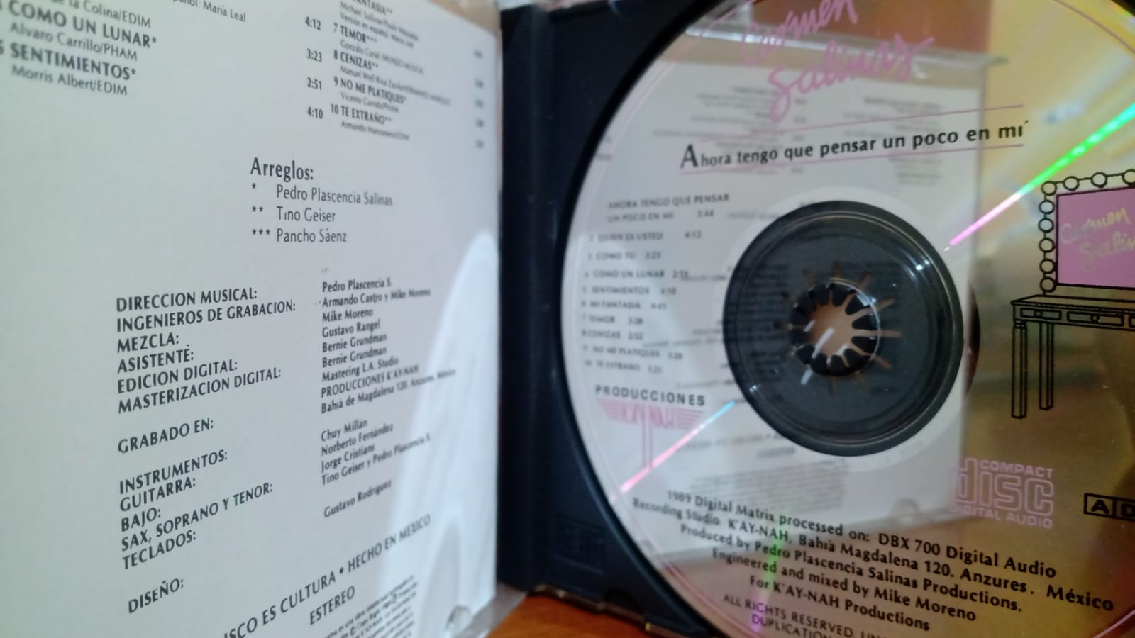 Carmen Salinas – Ahora Tengo Que Pensar Un Poco En Mí. Cd en buen estado. tienda de discos en méxico formato muerto