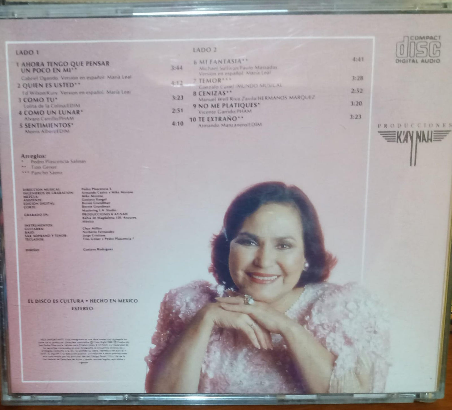 Carmen Salinas – Ahora Tengo Que Pensar Un Poco En Mí. Cd en buen estado. tienda de discos en méxico formato muerto