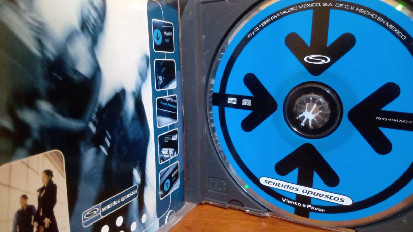 Sentidos Opuestos – Viento A Favor. Cd en buen estado. tienda de discos en méxico formato muerto