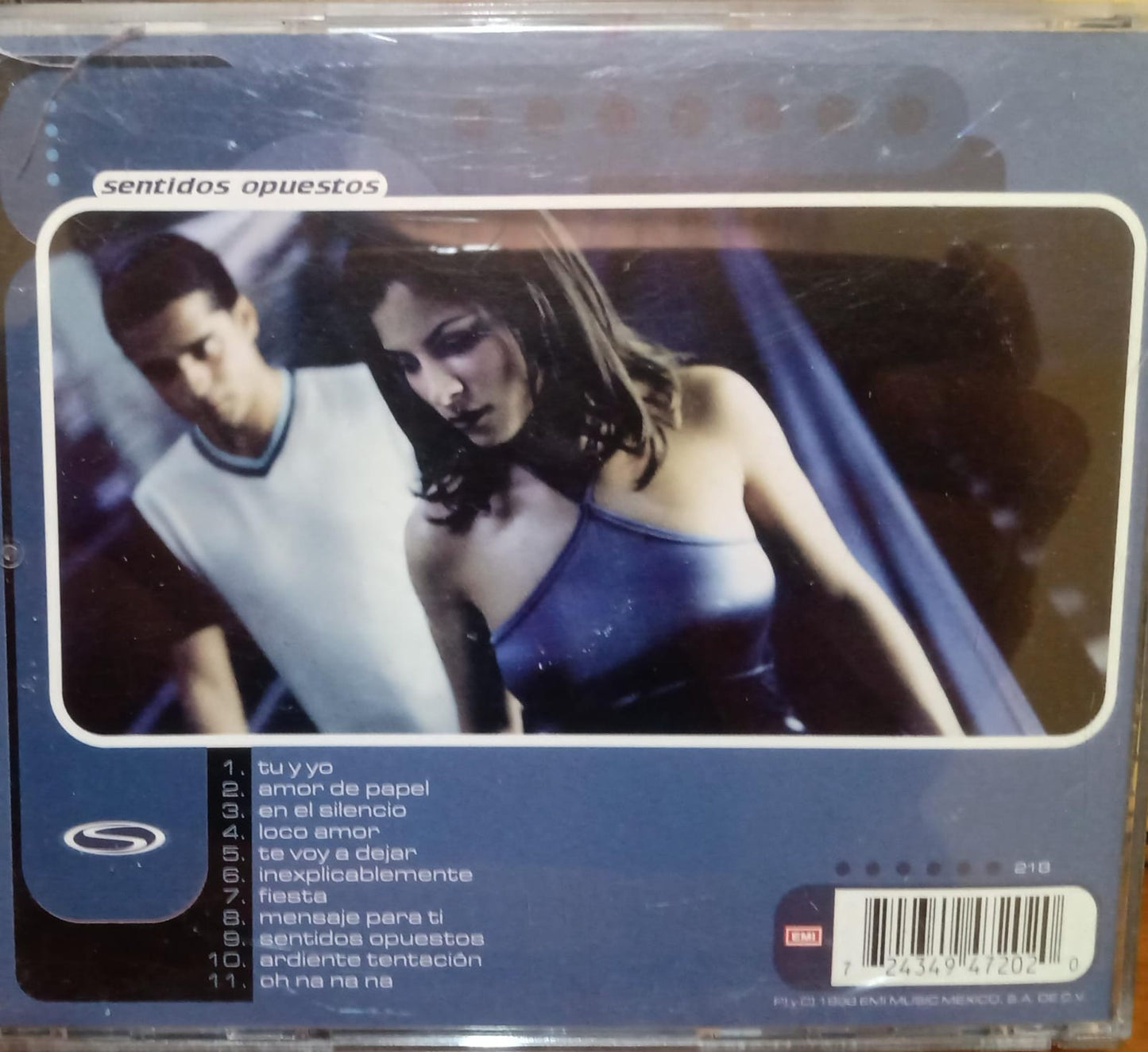 Sentidos Opuestos – Viento A Favor. Cd en buen estado. tienda de discos en méxico formato muerto