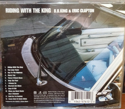 B.B. King & Eric Clapton – Riding With The King. Cd importado en buen estado. tienda de discso en méxico formato muerto