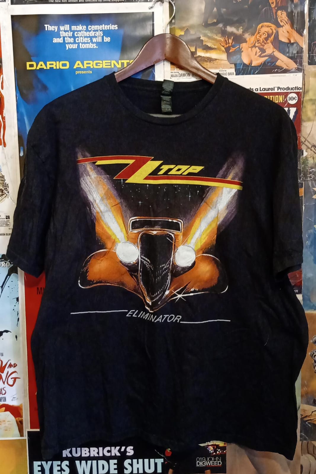 ZZ Top Eliminator. Playera.tienda de discos y playeras en méxico formato muerto