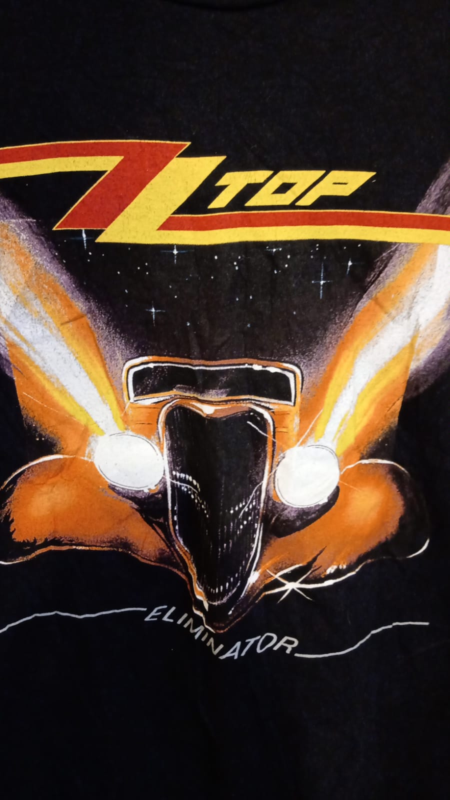 ZZ Top Eliminator. Playera.tienda de discos y playeras en méxico formato muerto
