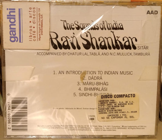 Ravi Shankar – The Sounds Of India. Cd nuevo. tienda de discos en méxico formato muerto