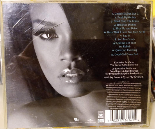 Rihanna – Good Girl Gone Bad. CD en buen estado. tienda de discos en méxico formato muerto