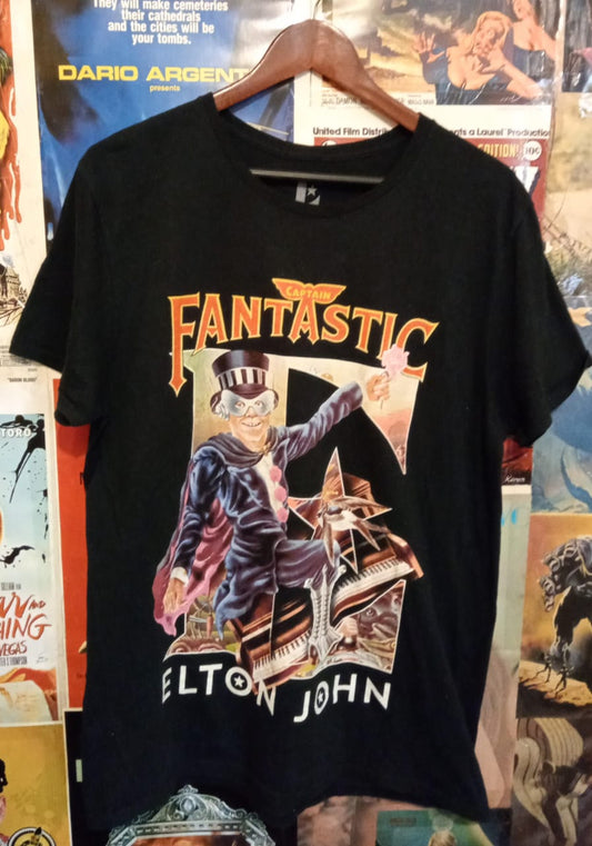 Elton John. Captain Fantastic. Playera. tienda de discos peliculas y playeras en méxico